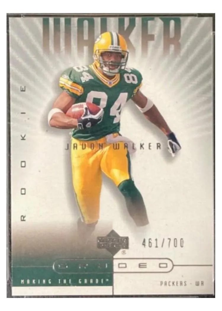 2002 Upper Deck Graded Javon Walker #101 card