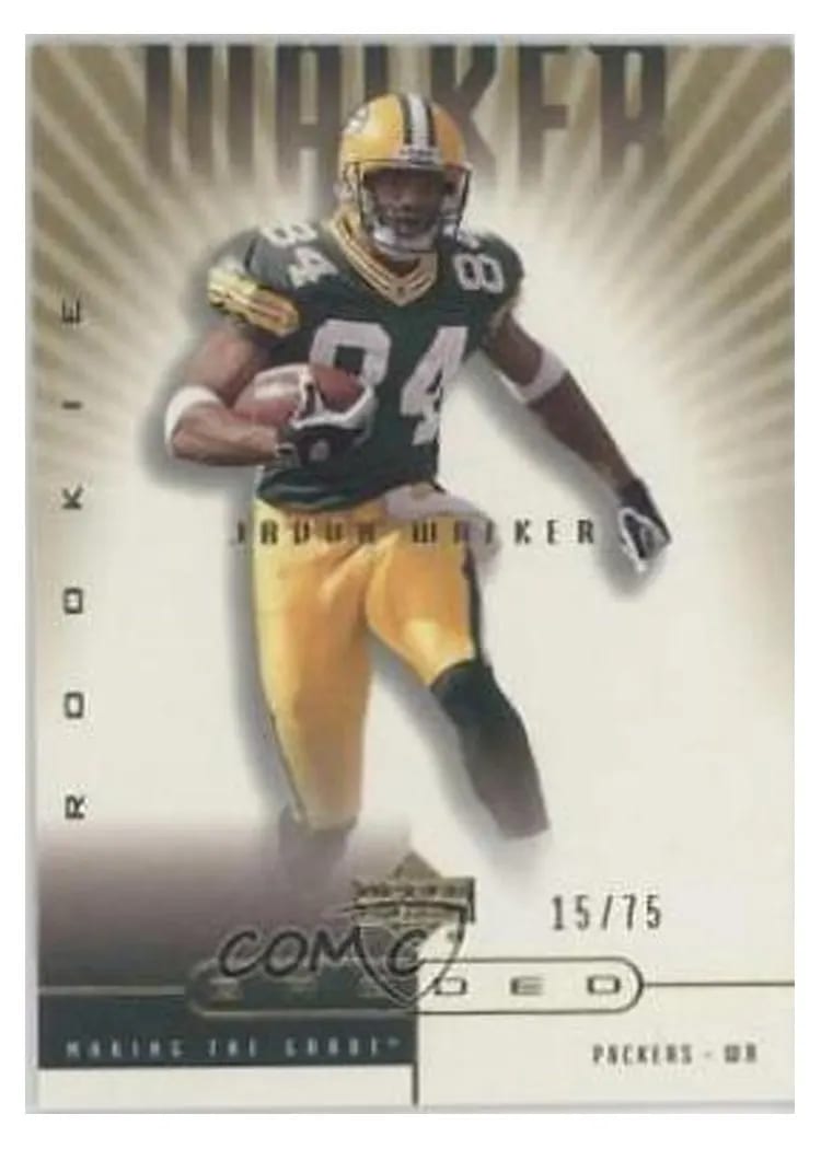 2002 Upper Deck Graded Javon Walker #101 card