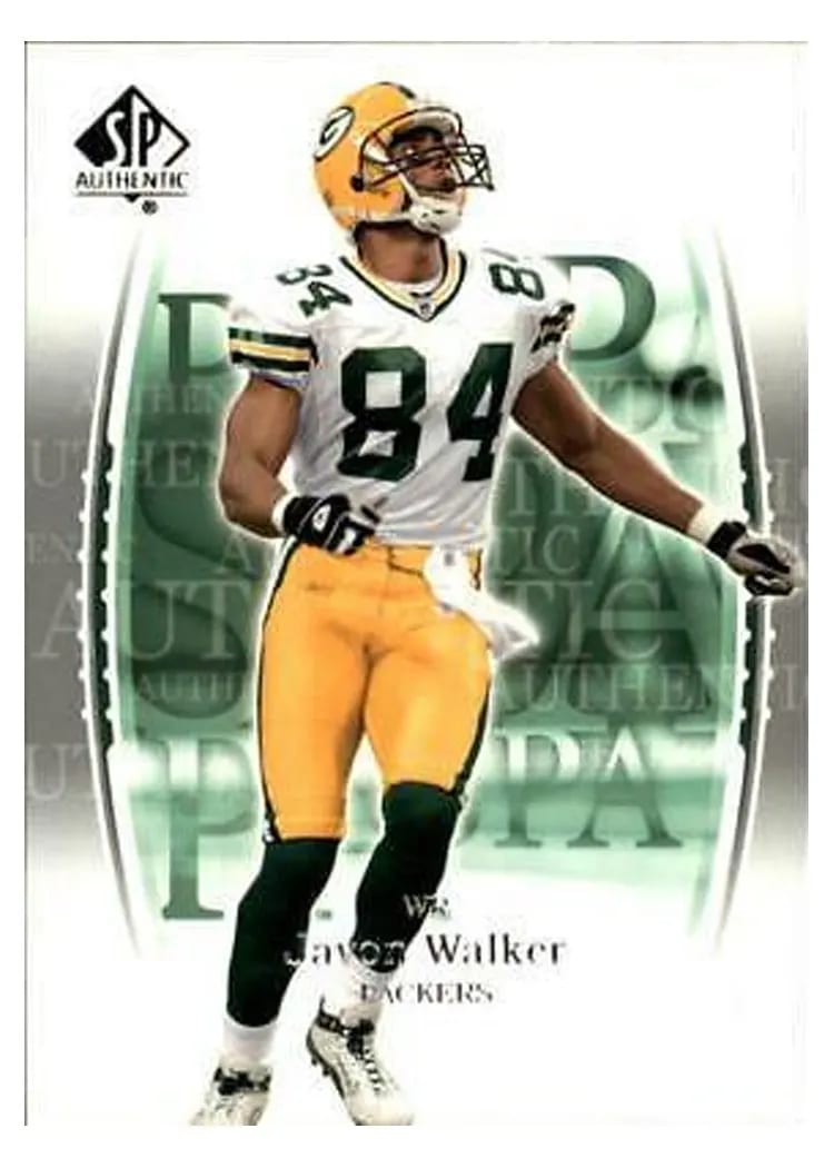 2003 SP Authentic Javon Walker #60 card