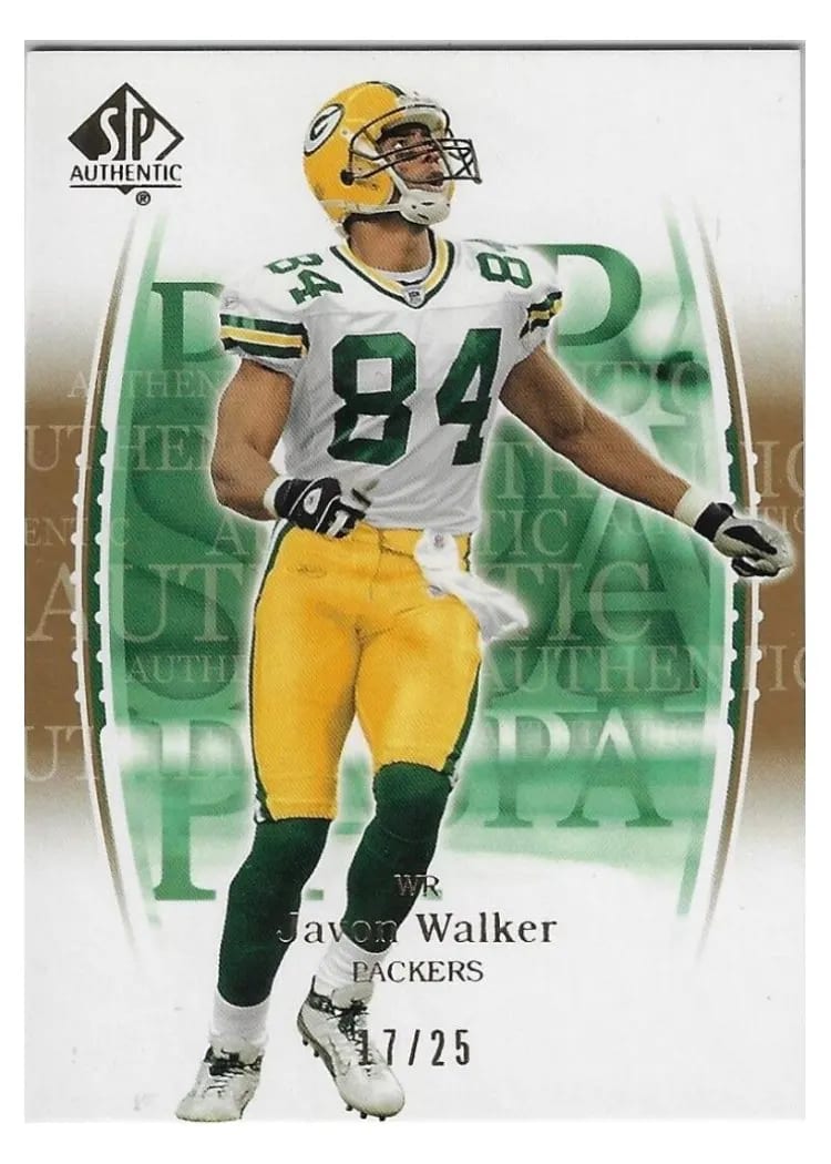 2003 SP Authentic Javon Walker #60 card