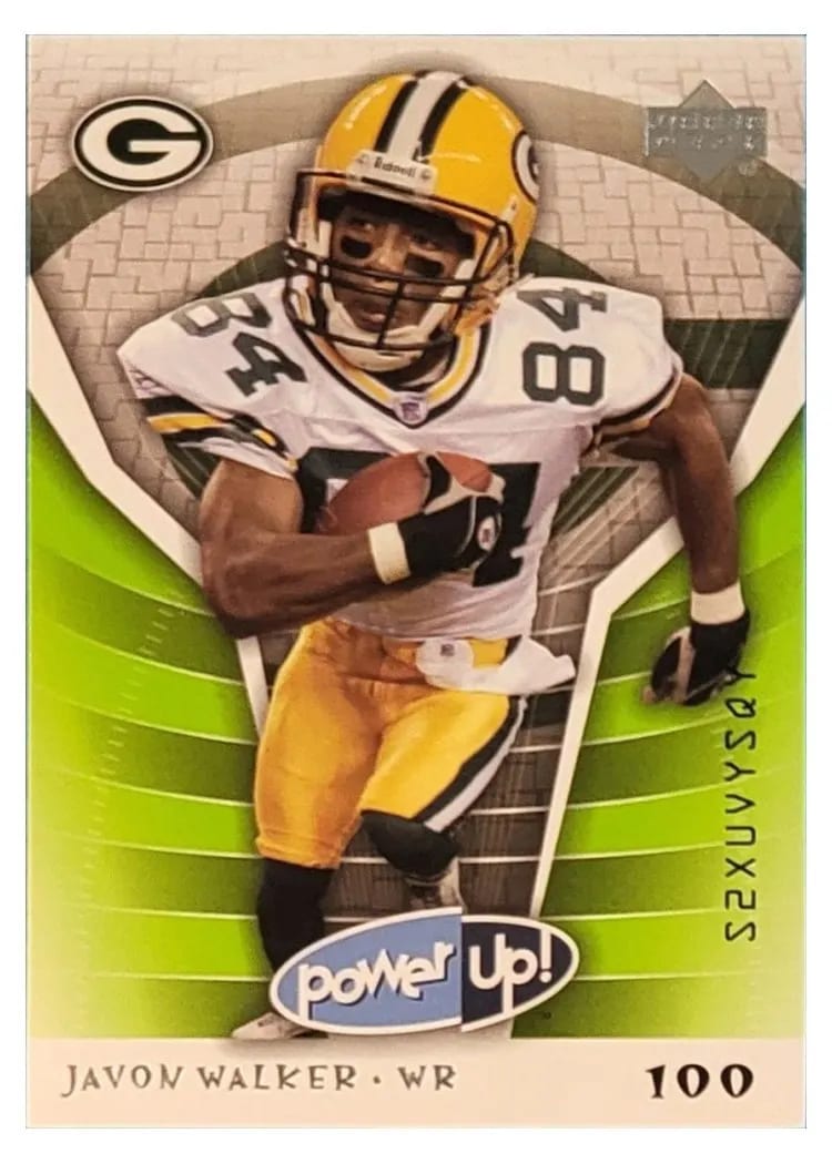 2004 Upper Deck Power Up Javon Walker #35 card