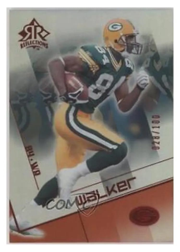 2004 Upper Deck Reflections Javon Walker Red #34 card