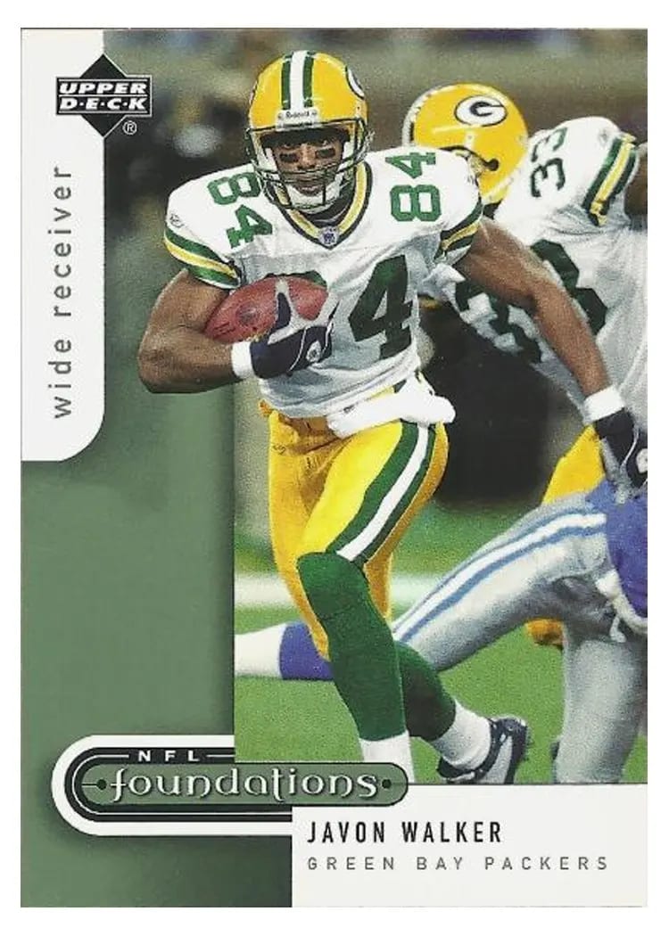 2005 Upper Deck Foundations Javon Walker #35 card