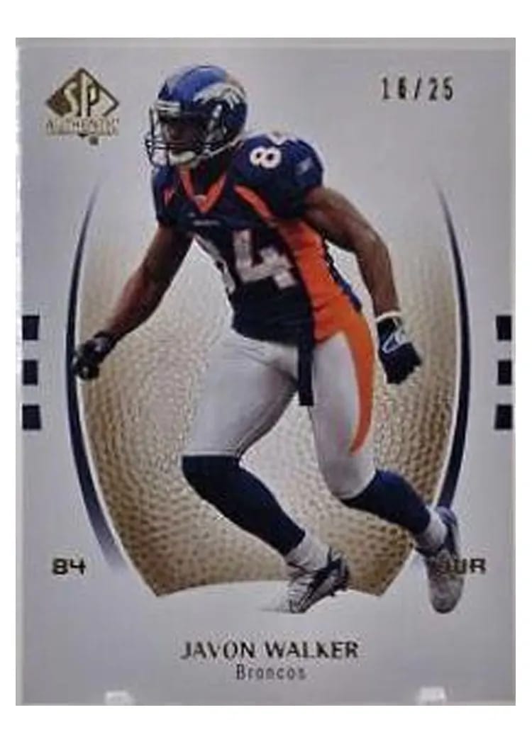 2007 SP Authentic Javon Walker #44 card