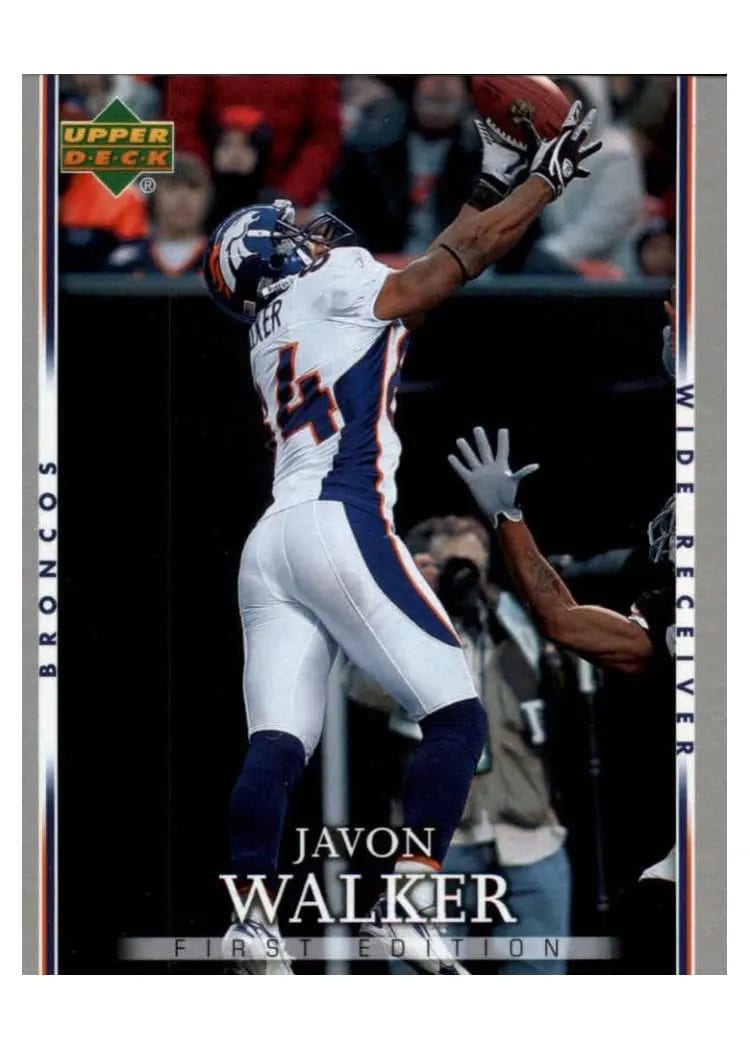 2007 Upper Deck First Edition Javon Walker #29 card