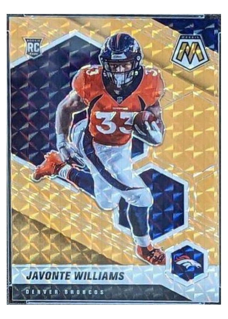 2021 Panini Mosaic Base Set Javonte Williams #315 card