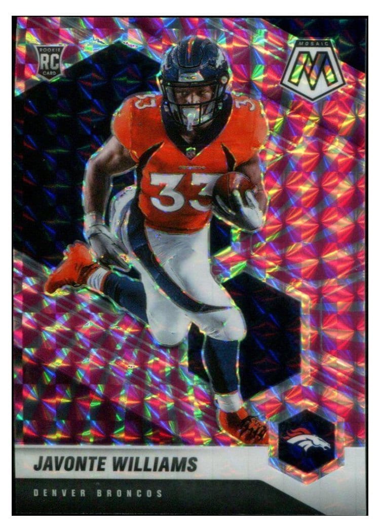 2021 Panini Mosaic Base Set Javonte Williams #315 card