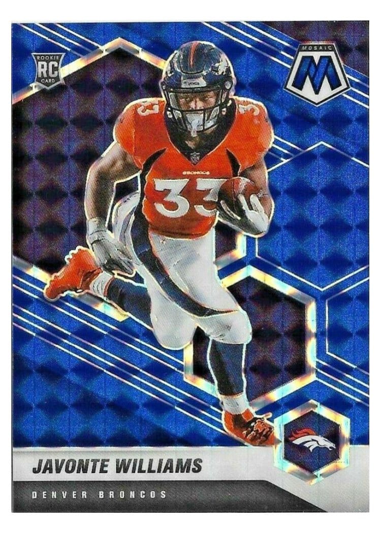 2021 Panini Mosaic Base Set Javonte Williams #315 card