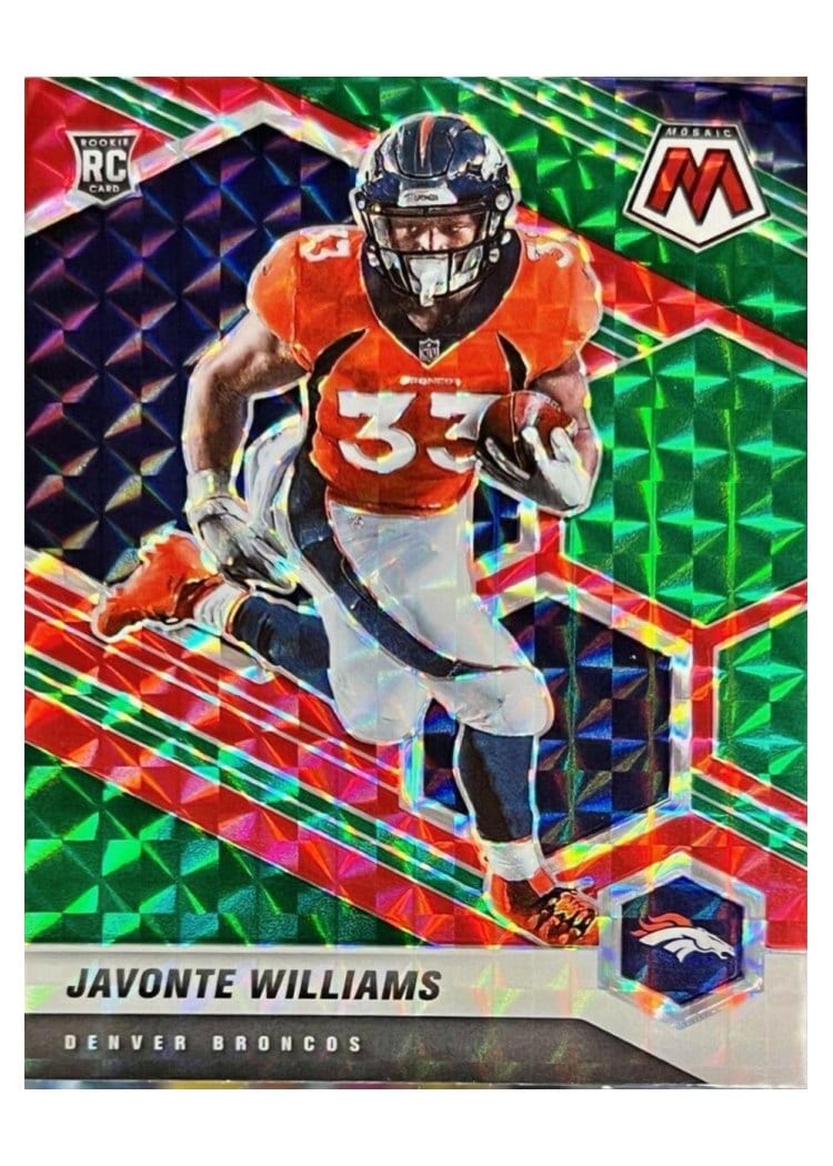 2021 Panini Mosaic Base Set Javonte Williams #315 card