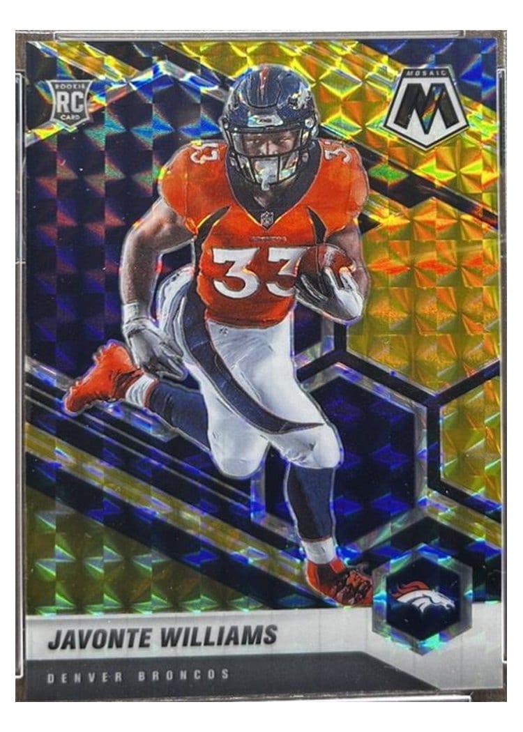 2021 Panini Mosaic Base Set Javonte Williams #315 card