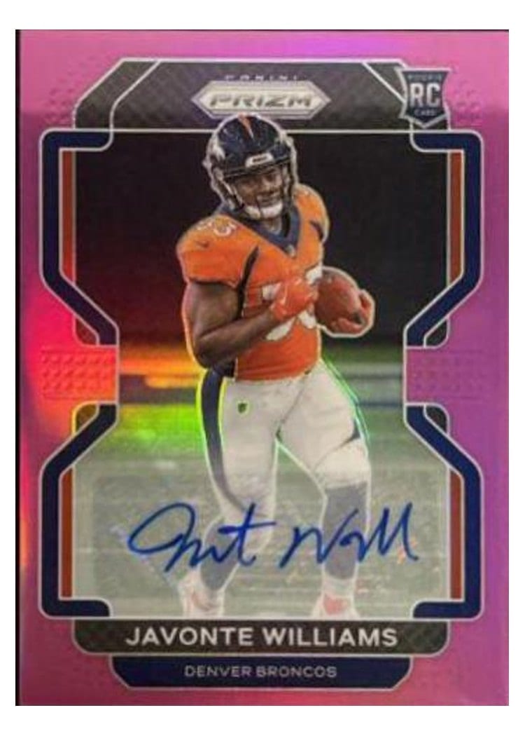 2021 Panini Prizm Base Set Javonte Williams #345 card