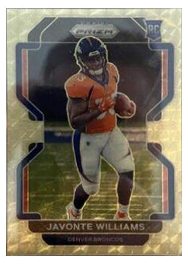 2021 Panini Prizm Base Set Javonte Williams #345 card