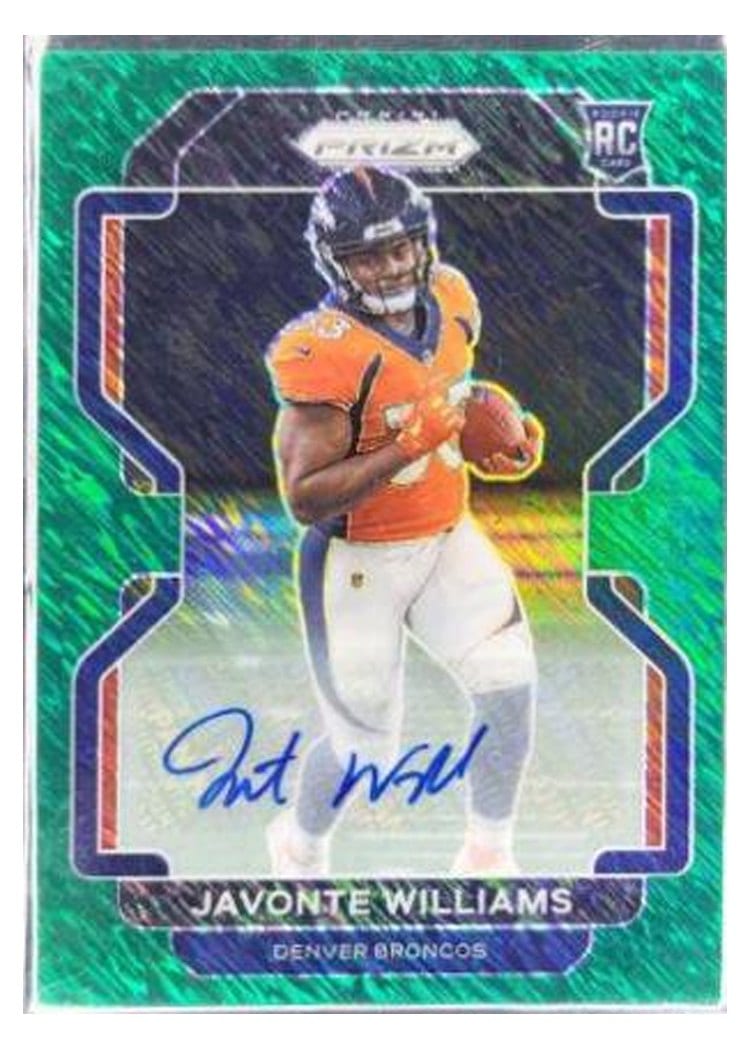 2021 Panini Prizm Base Set Javonte Williams #345 card