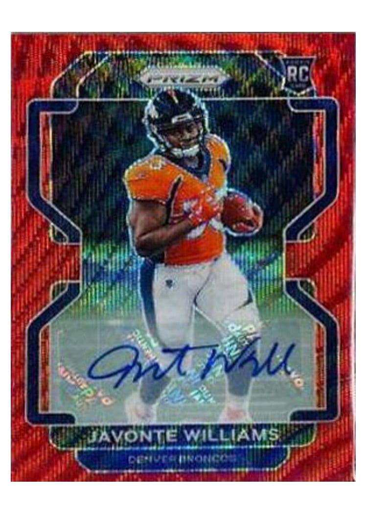 2021 Panini Prizm Base Set Javonte Williams #345 card