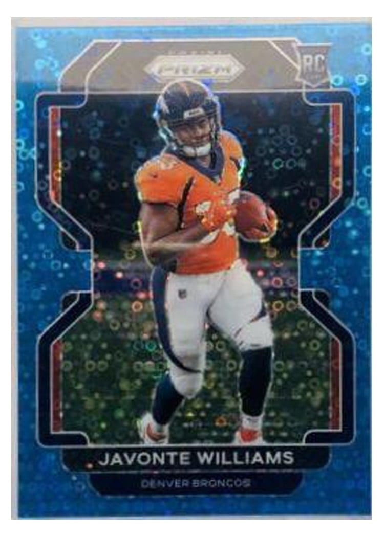 2021 Panini Prizm Base Set Javonte Williams #345 card