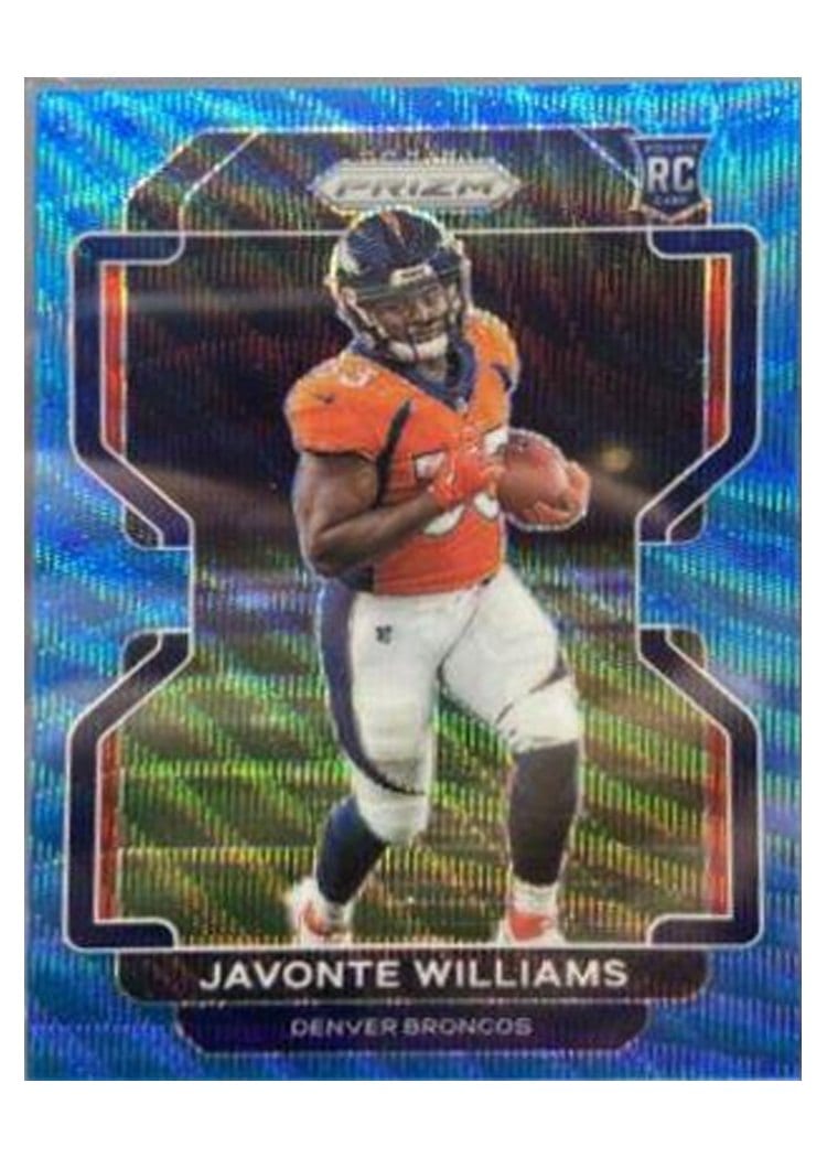 2021 Panini Prizm Base Set Javonte Williams #345 card