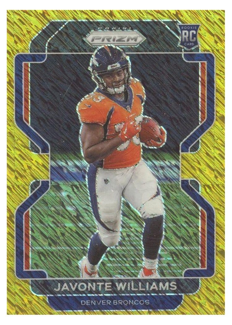 2021 Panini Prizm Base Set Javonte Williams #345 card