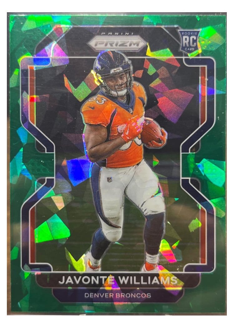 2021 Panini Prizm Base Set Javonte Williams #345 card