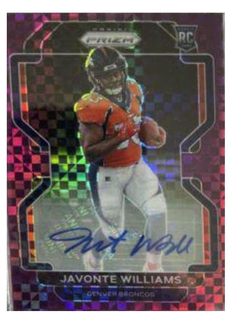 2021 Panini Prizm Base Set Javonte Williams #345 card
