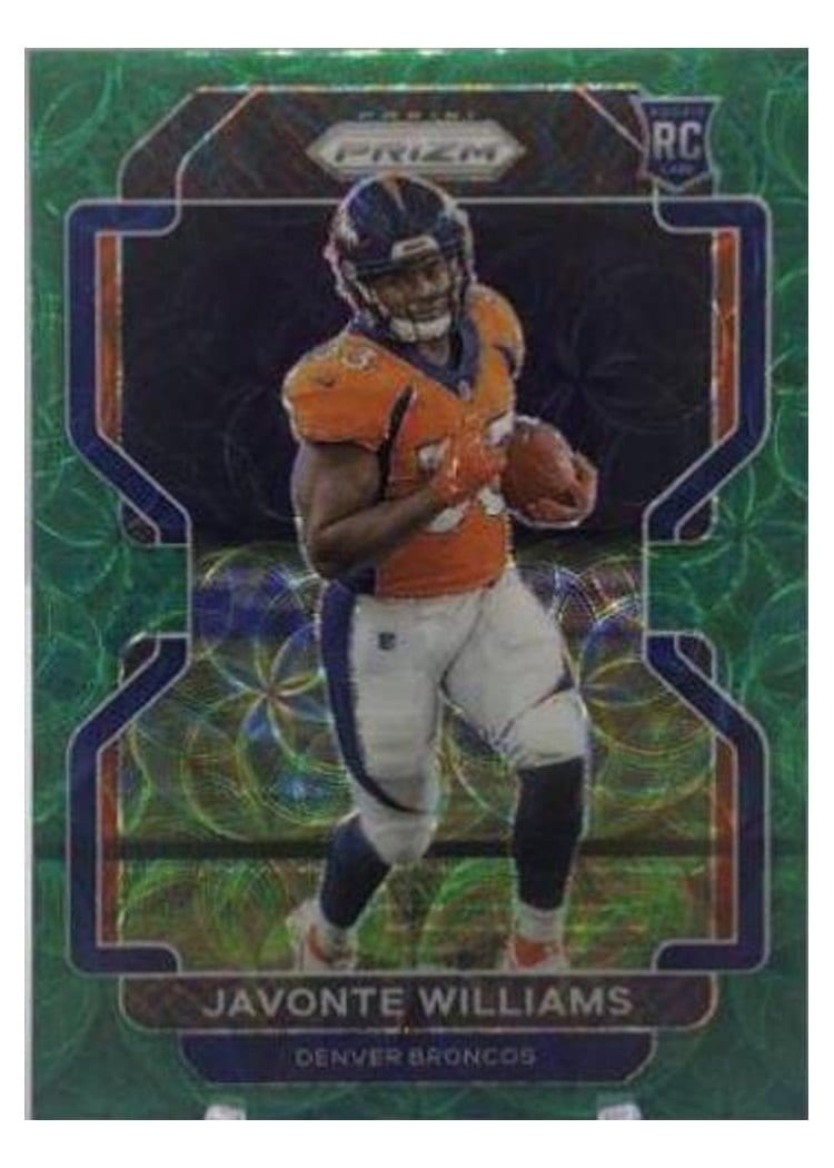 2021 Panini Prizm Base Set Javonte Williams #345 card
