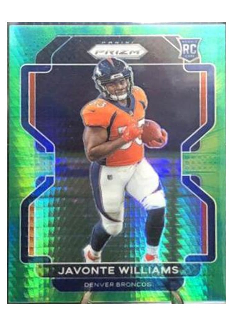 2021 Panini Prizm Base Set Javonte Williams #345 card