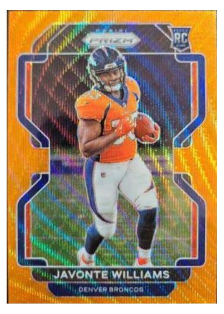 2021 Panini Prizm Base Set Javonte Williams #345 card