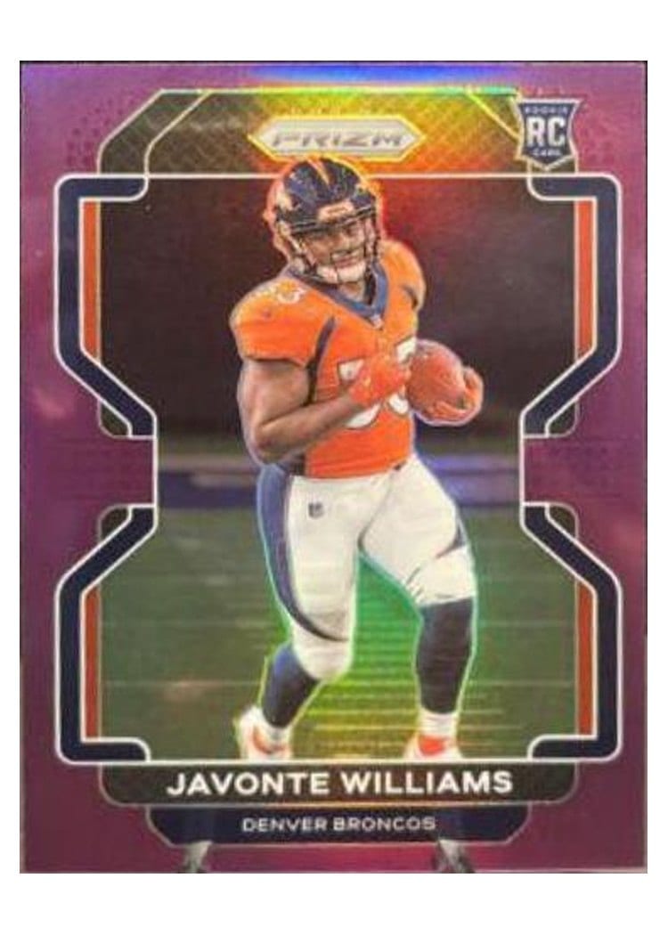 2021 Panini Prizm Base Set Javonte Williams #345 card