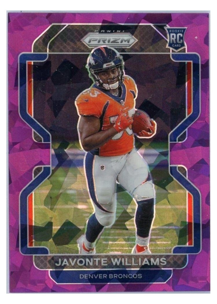 2021 Panini Prizm Base Set Javonte Williams #345 card