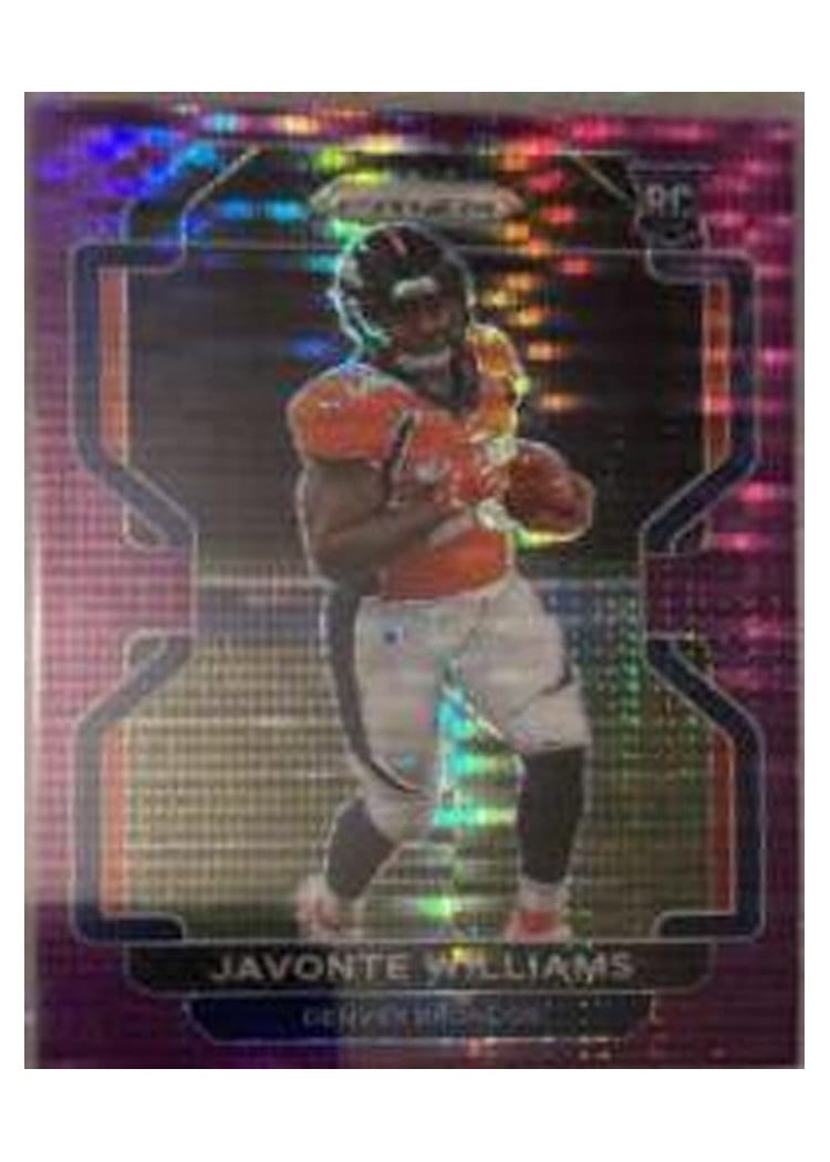 2021 Panini Prizm Base Set Javonte Williams #345 card