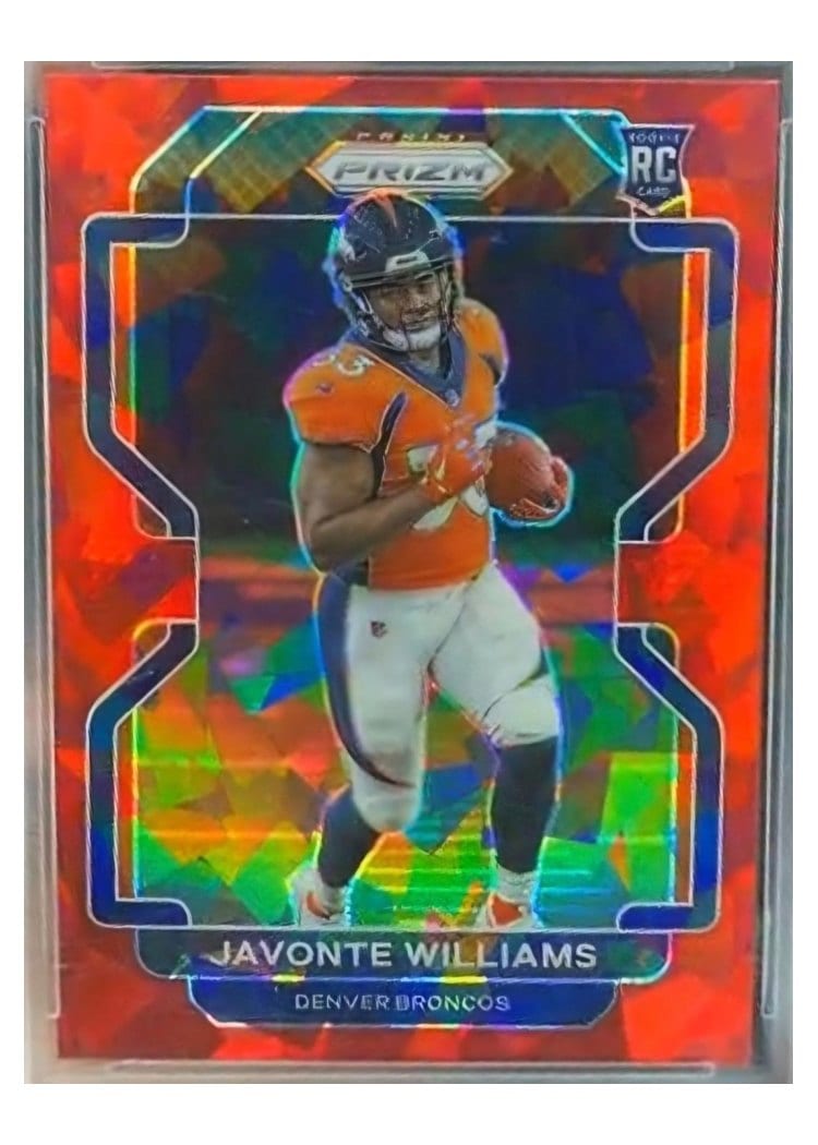 2021 Panini Prizm Base Set Javonte Williams #345 card