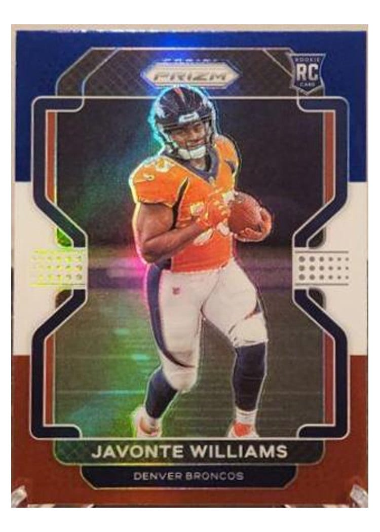 2021 Panini Prizm Base Set Javonte Williams #345 card