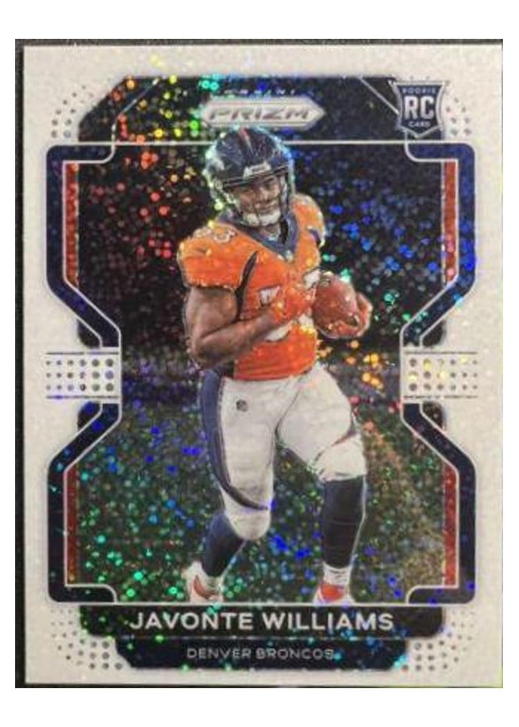 2021 Panini Prizm Base Set Javonte Williams #345 card