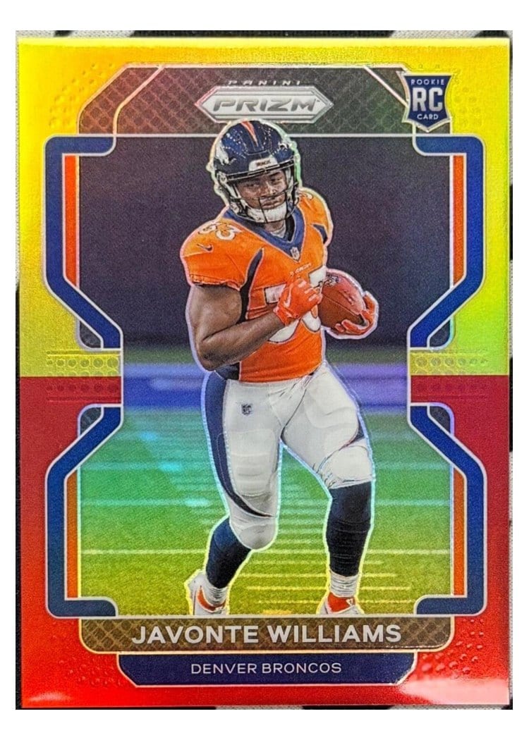 2021 Panini Prizm Base Set Javonte Williams #345 card