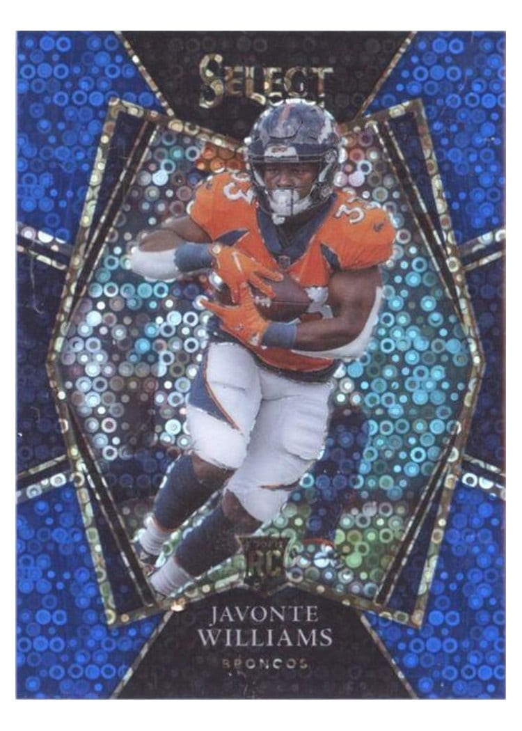 2021 Panini Select Base Set Javonte Williams #157 card