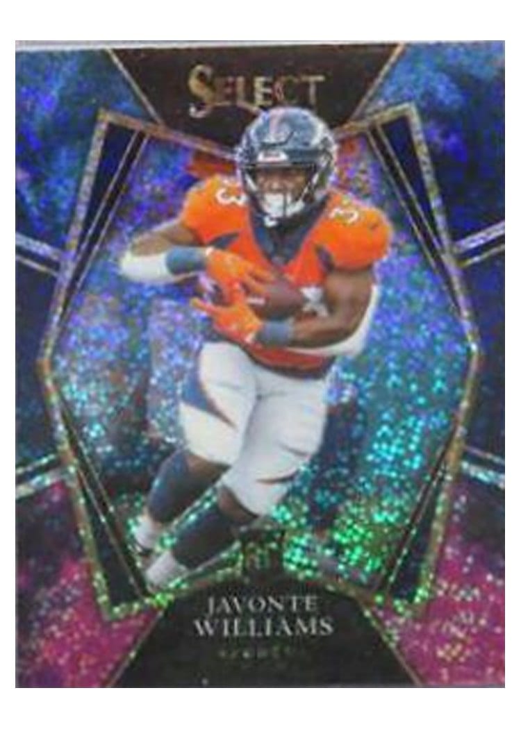 2021 Panini Select Base Set Javonte Williams Cosmic #157 card