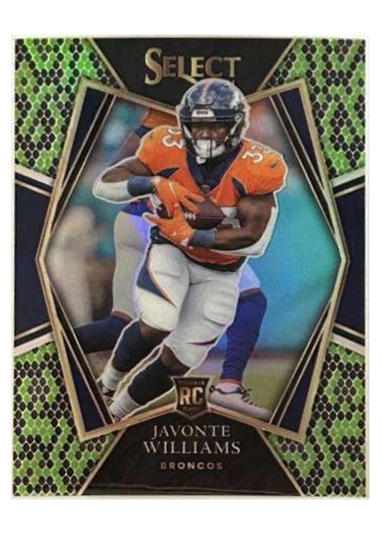 2021 Panini Select Base Set Javonte Williams #157 card
