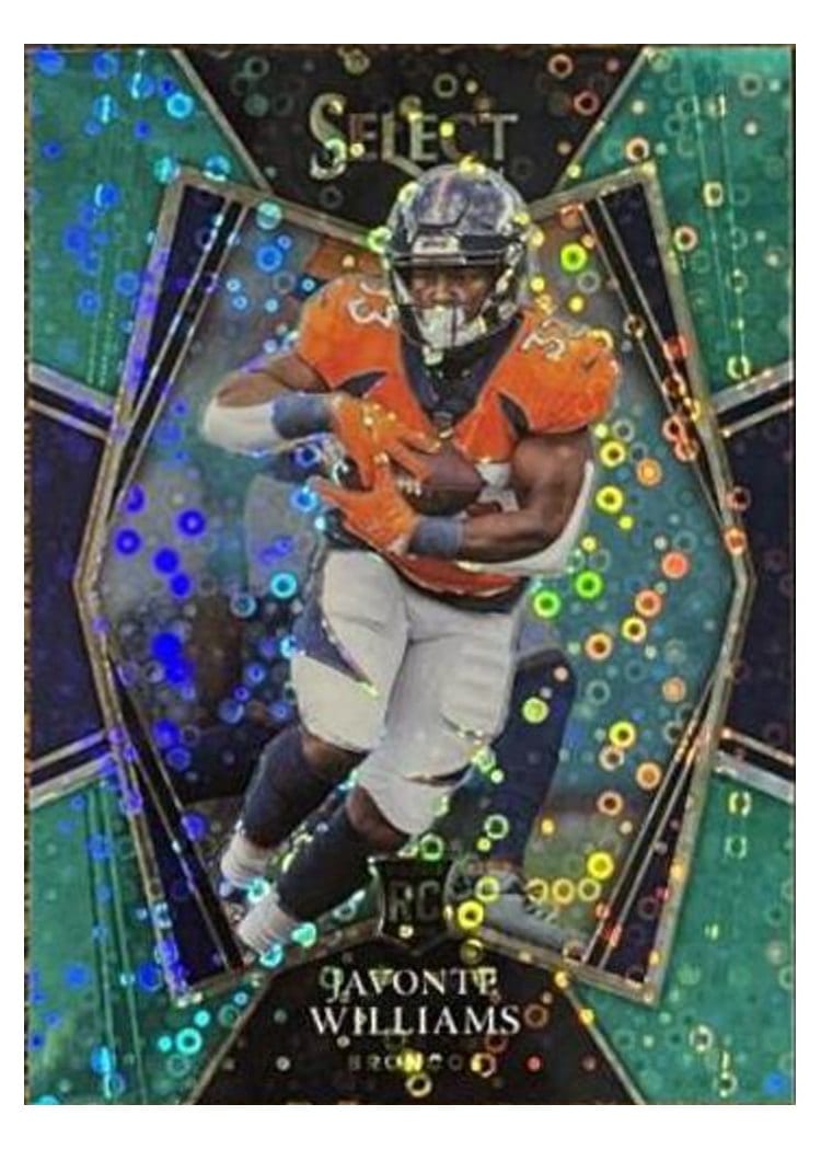 2021 Panini Select Base Set Javonte Williams #157 card