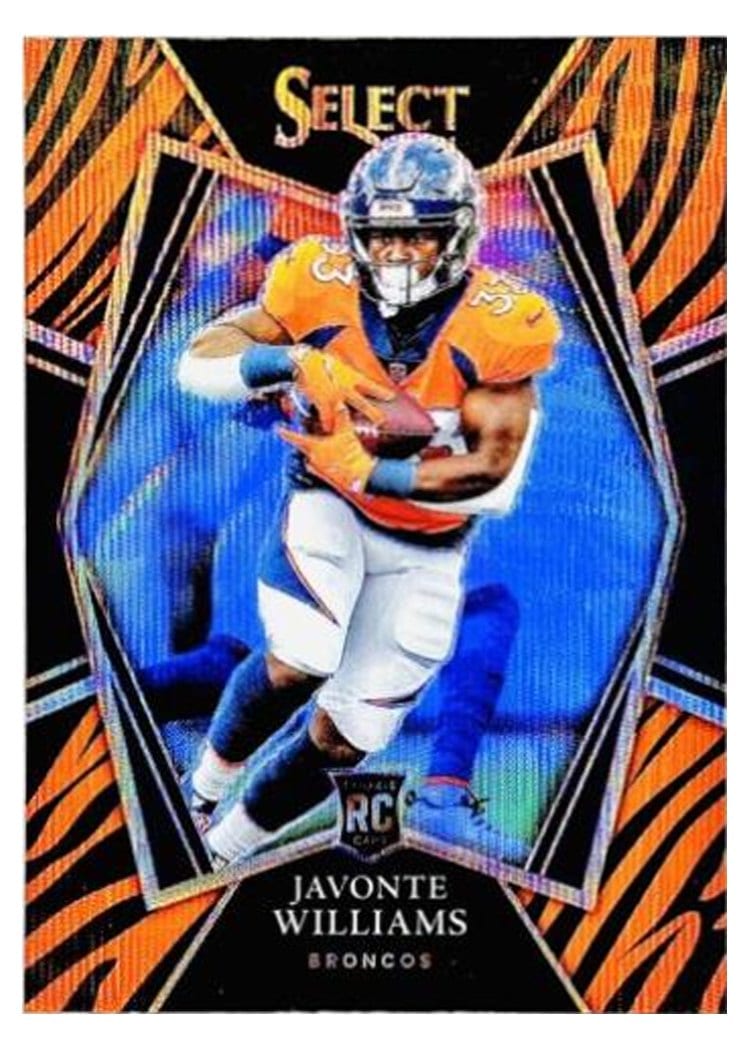 2021 Panini Select Base Set Javonte Williams #157 card