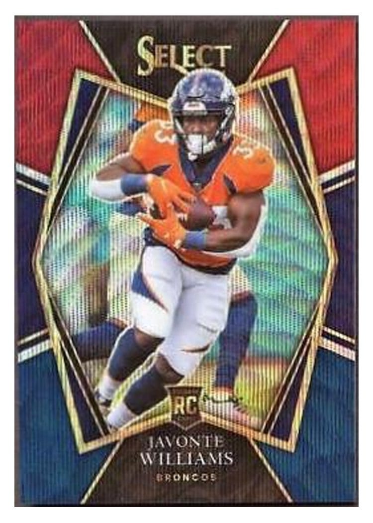 2021 Panini Select Base Set Javonte Williams #157 card