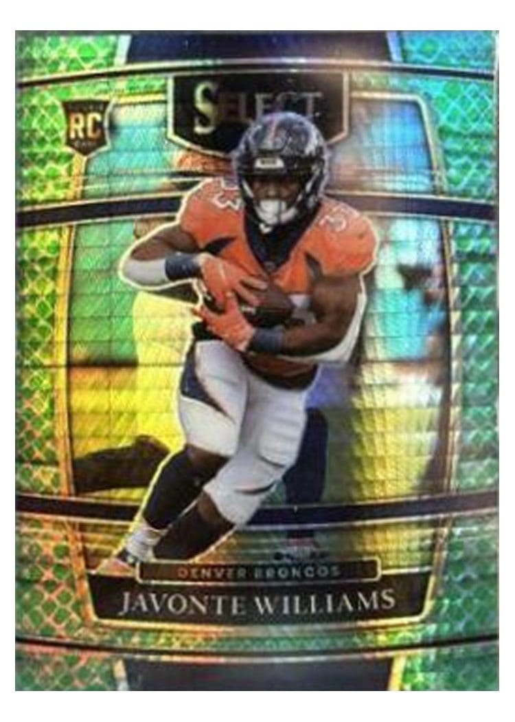 2021 Panini Select Base Set Javonte Williams Dragon Scale #257 card