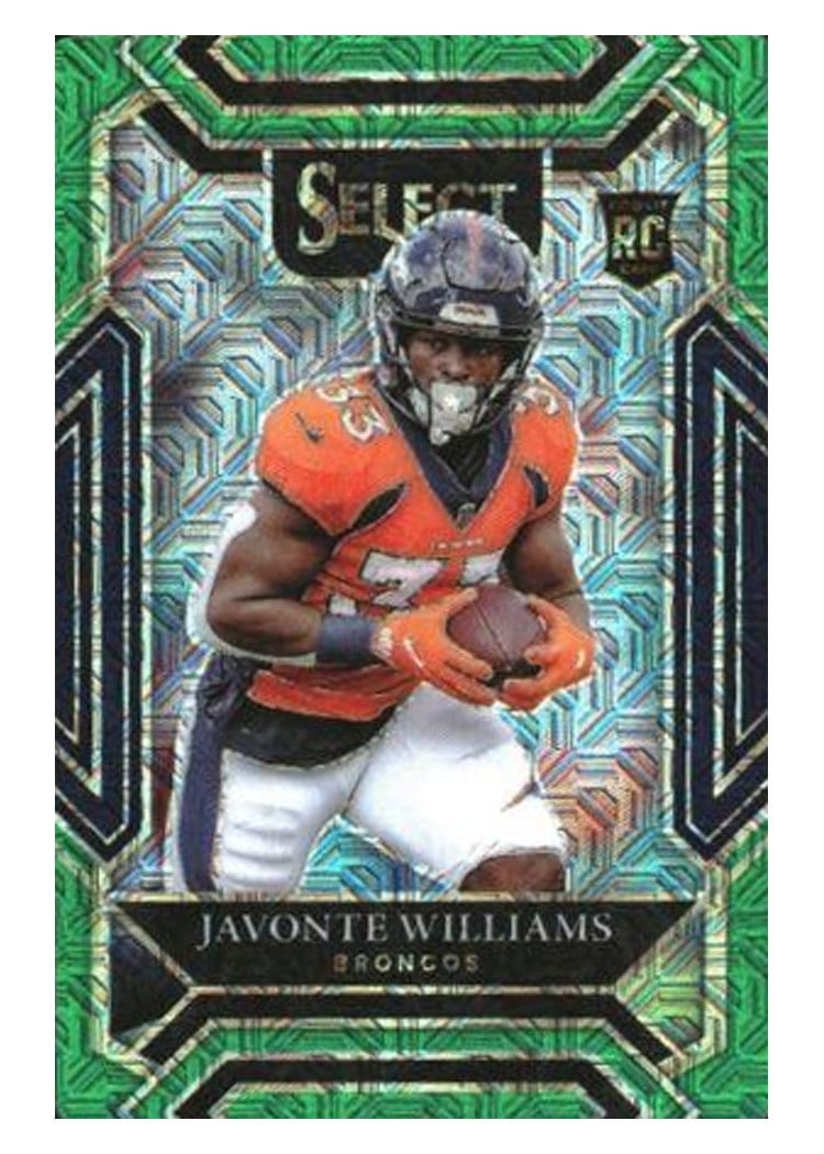 2021 Panini Select Base Set Javonte Williams #257 card