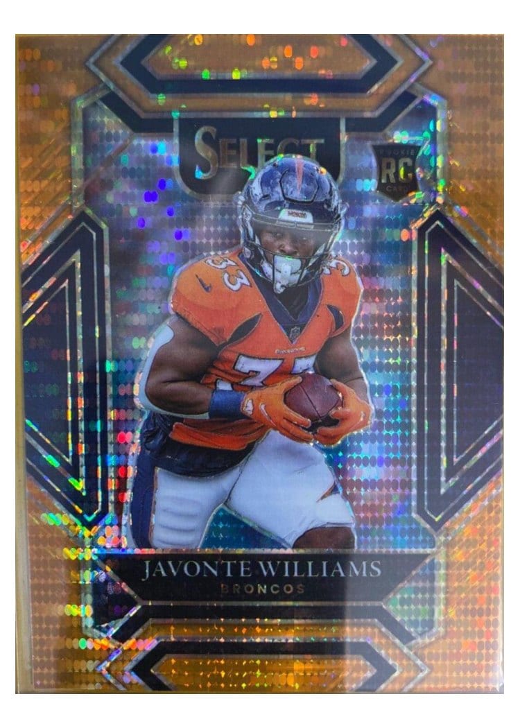 2021 Panini Select Base Set Javonte Williams #257 card