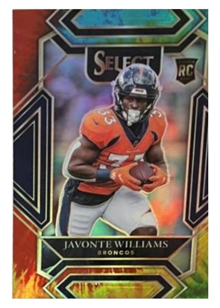 2021 Panini Select Base Set Javonte Williams #257 card