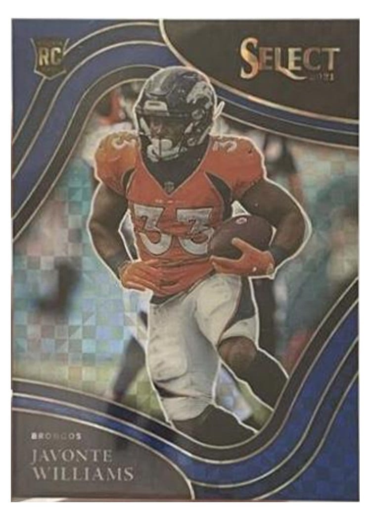 2021 Panini Select Base Set Javonte Williams #357 card