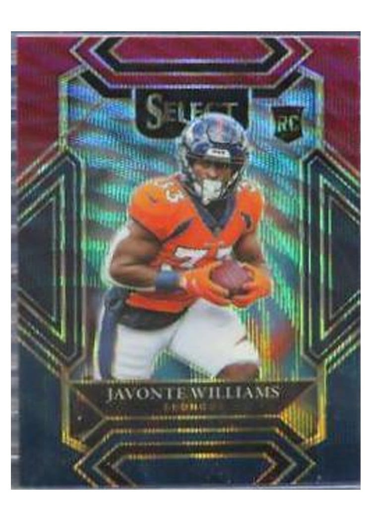 2021 Panini Select Base Set Javonte Williams #357 card