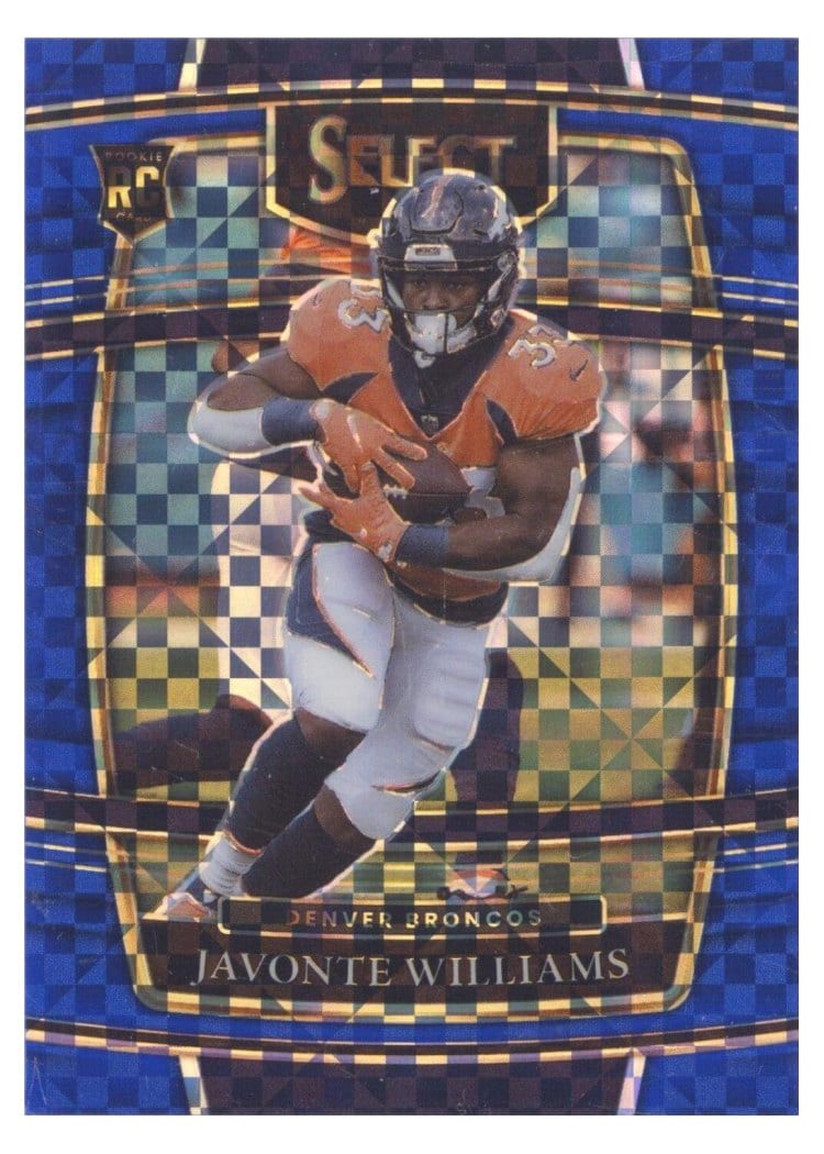 2021 Panini Select Base Set Javonte Williams #57 card