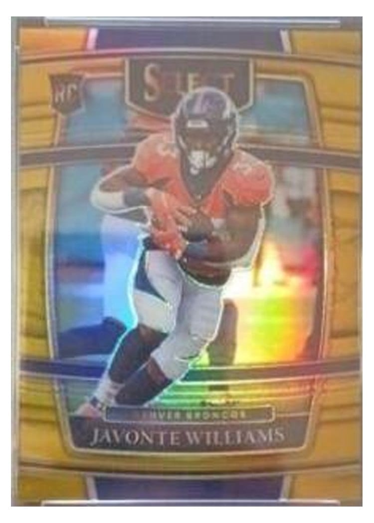 2021 Panini Select Base Set Javonte Williams #57 card