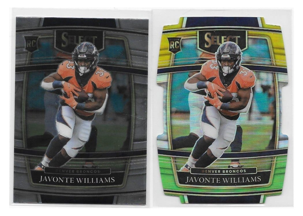 2021 Panini Select Base Set Javonte Williams #57 card