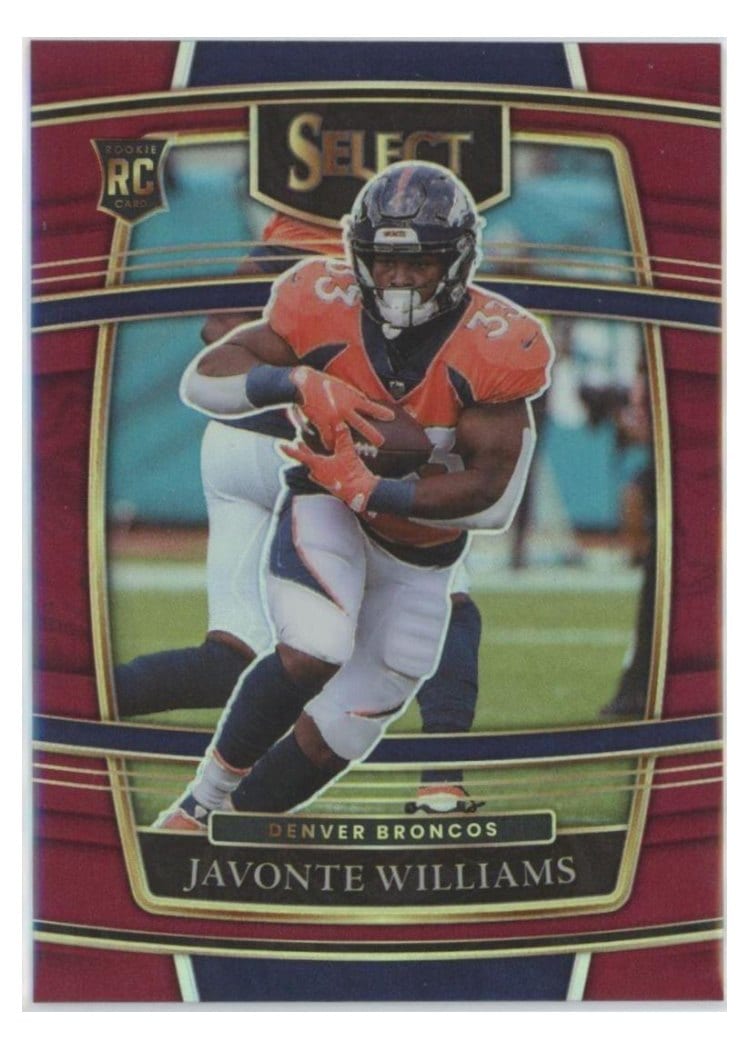 2021 Panini Select Base Set Javonte Williams #57 card