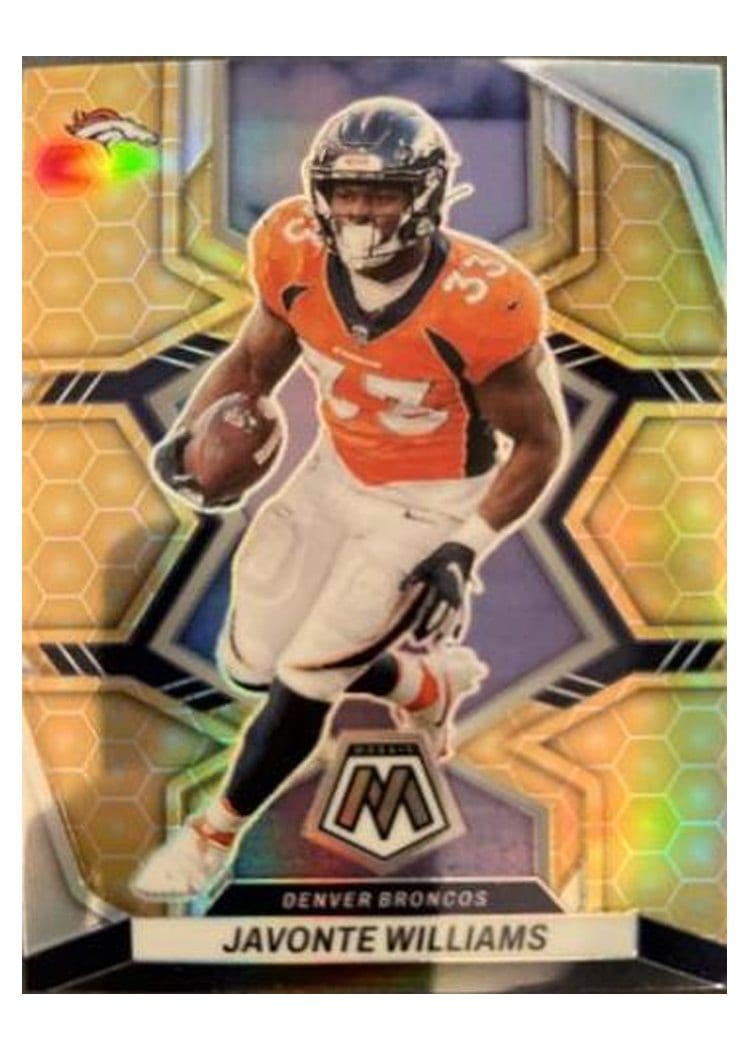 2022 Panini Mosaic Base Set Javonte Williams #61 card
